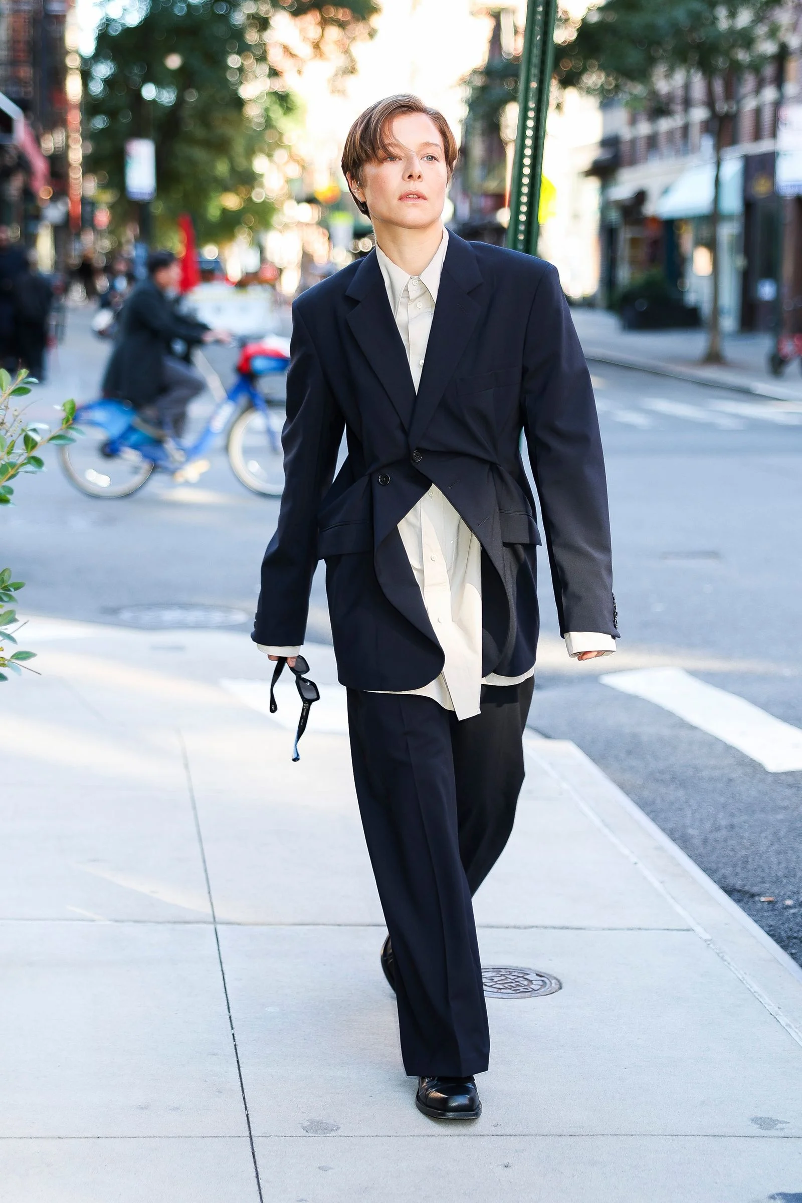 Emma D'Arcy in New York.
